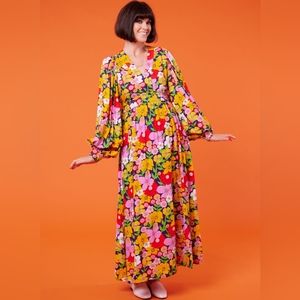 Dawn O’Porter X Joanie - Sazerac Vintage Floral Print Midaxi Dress